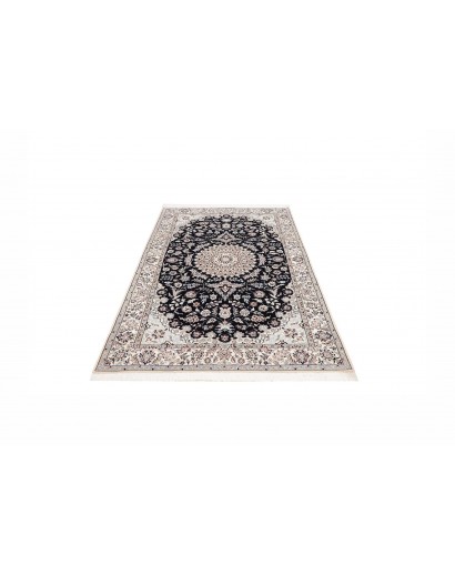 Tappeto Nain 6La Persia bianco blu 132x207