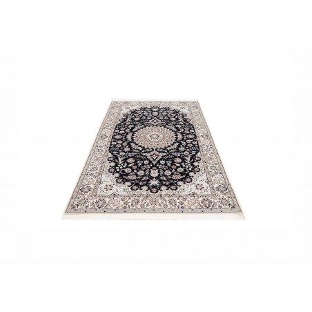 Tappeto Nain 6La Persia bianco blu 132x207