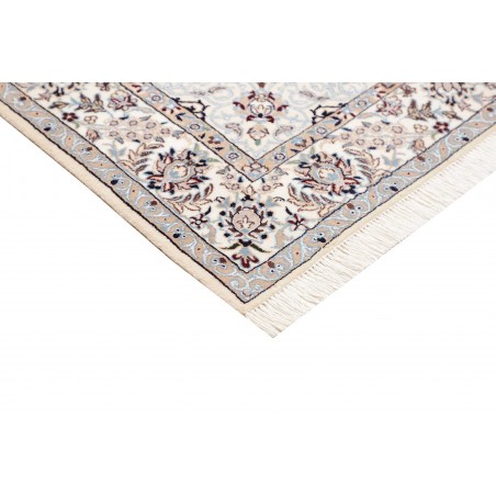 Tappeto Nain 6La Persia bianco blu 132x207