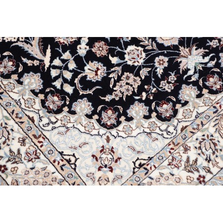 Tappeto Nain 6La Persia bianco blu 132x207