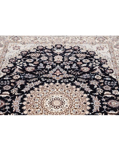 Tappeto Nain 6La Persia bianco blu 132x207