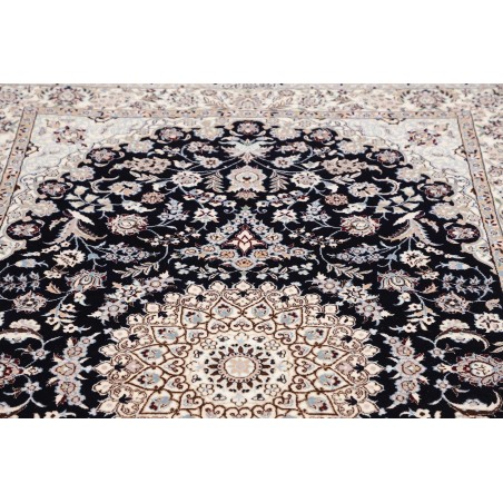 Tappeto Nain 6La Persia bianco blu 132x207