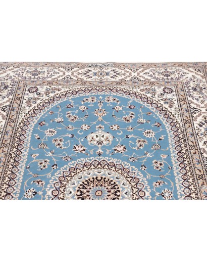 Tappeto Nain 6La Persia bianco grigio 127x200