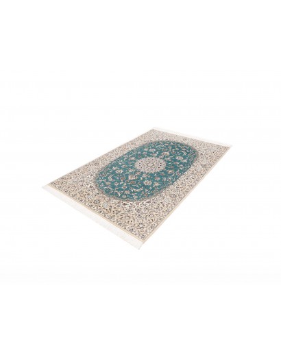 Tappeto Nain 6La Persia bianco verde 131x196