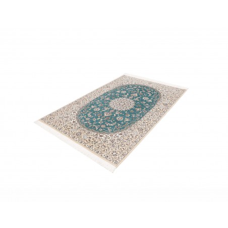 Tappeto Nain 6La Persia bianco verde 131x196