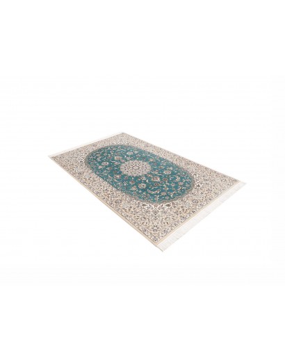 Tappeto Nain 6La Persia bianco verde 131x196