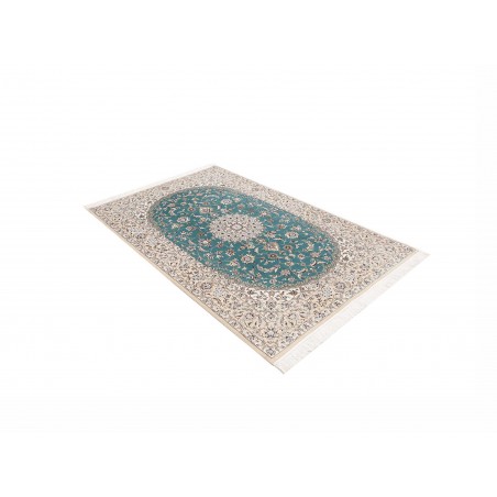 Tappeto Nain 6La Persia bianco verde 131x196
