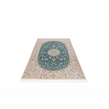 Tappeto Nain 6La Persia bianco verde 131x196