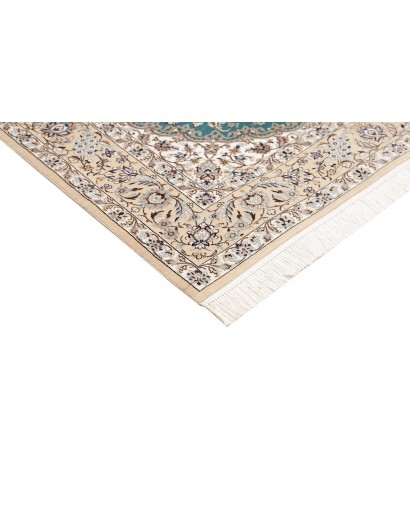 Tappeto Nain 6La Persia bianco verde 131x196