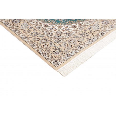 Tappeto Nain 6La Persia bianco verde 131x196