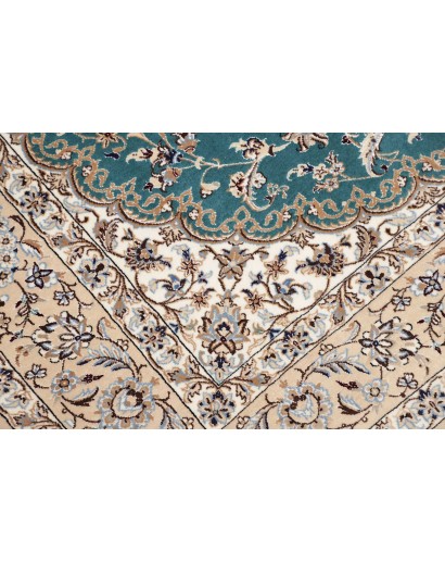 Tappeto Nain 6La Persia bianco verde 131x196