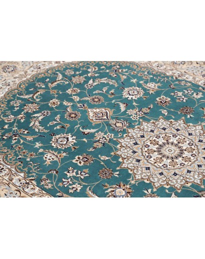 Tappeto Nain 6La Persia bianco verde 131x196
