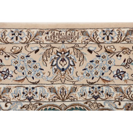 Tappeto Nain 6La Persia bianco verde 131x196