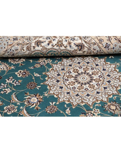 Tappeto Nain 6La Persia bianco verde 131x196