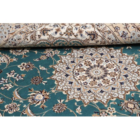 Tappeto Nain 6La Persia bianco verde 131x196