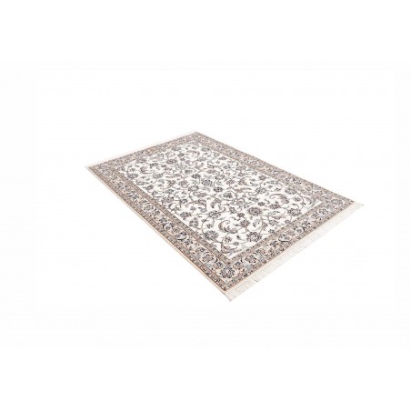 Tappeto Nain 6La Persia bianco grigio 131x195