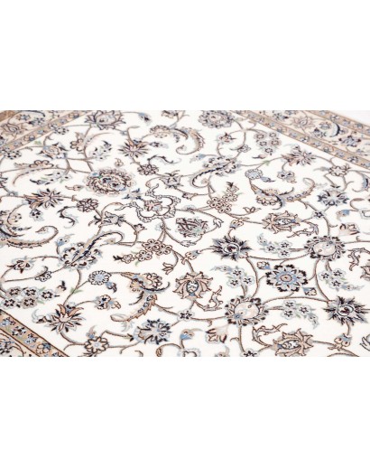 Tappeto Nain 6La Persia bianco grigio 131x195
