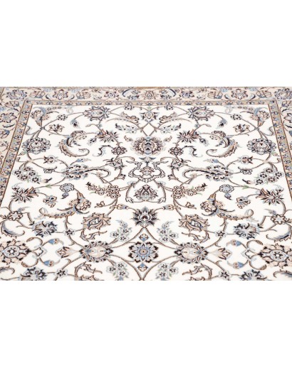 Tappeto Nain 6La Persia bianco grigio 131x195