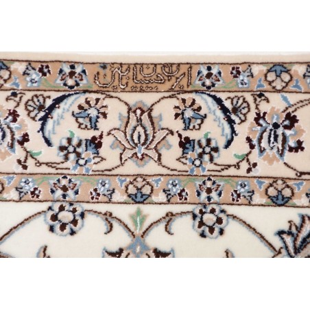 Tappeto Nain 6La Persia bianco grigio 131x195