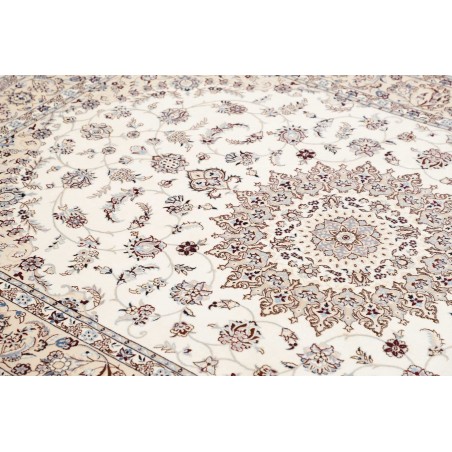 Tappeto Nain 6La Persia bianco 141x214