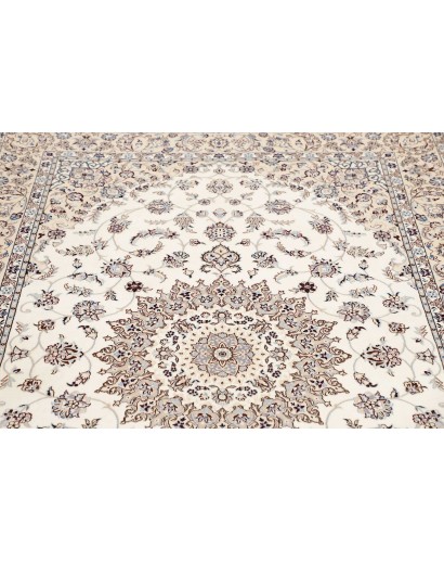 Tappeto Nain 6La Persia bianco 141x214