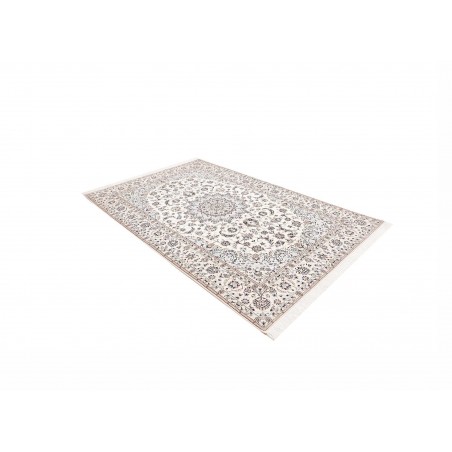 Tappeto Nain 6La Persia bianco grigio 163x253