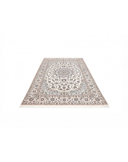 Tappeto Nain 6La Persia bianco grigio 163x253