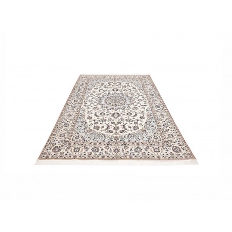 Tappeto Nain 6La Persia bianco grigio 163x253