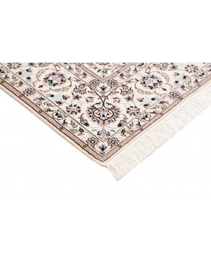 Tappeto Nain 6La Persia bianco grigio 163x253