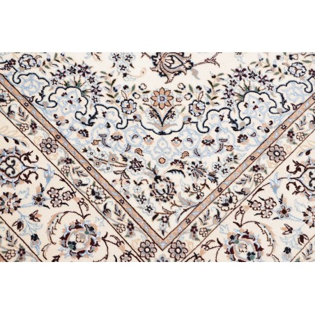 Tappeto Nain 6La Persia bianco grigio 163x253
