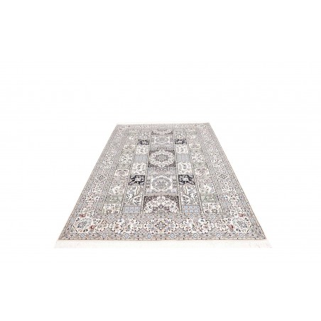 Tappeto Nain 6La Persia bianco grigio 163x257