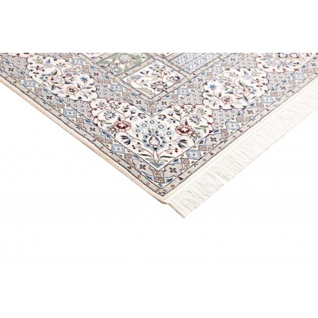 Tappeto Nain 6La Persia bianco grigio 163x257
