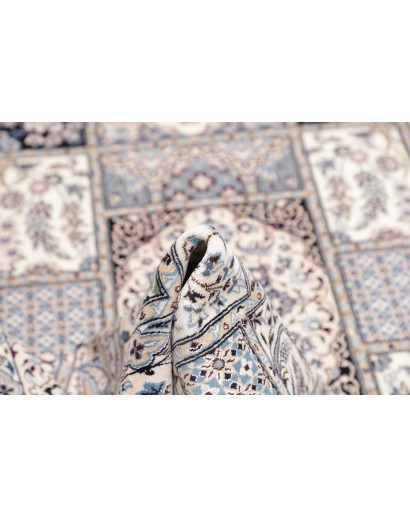 Tappeto Nain 6La Persia bianco grigio 163x257