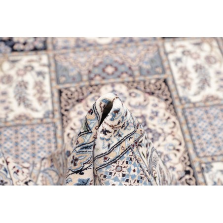 Tappeto Nain 6La Persia bianco grigio 163x257