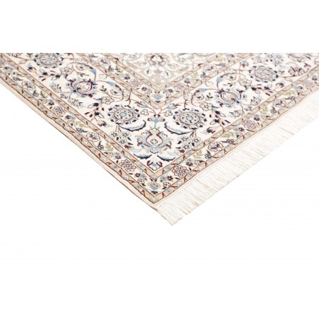 Tappeto Nain 6La Persia bianco grigio 168x244