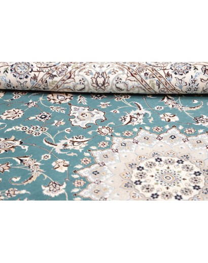 Tappeto Nain 6La Persia bianco grigio 168x244