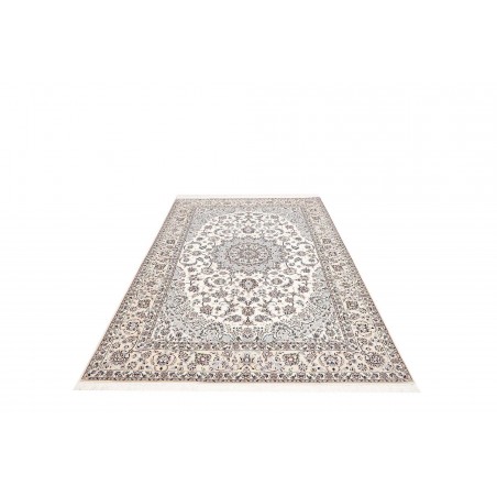 Tappeto Nain 6La Persia bianco grigio 160x246