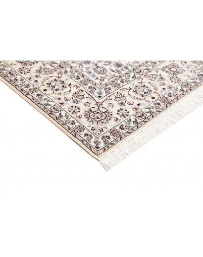 Tappeto Nain 6La Persia bianco grigio 160x246