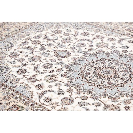 Tappeto Nain 6La Persia bianco grigio 160x246