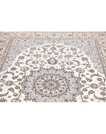 Tappeto Nain 6La Persia bianco grigio 160x246