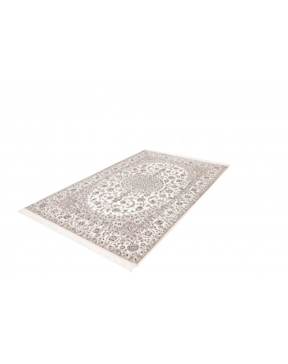 Tappeto Nain 6La Persia bianco grigio 159x244