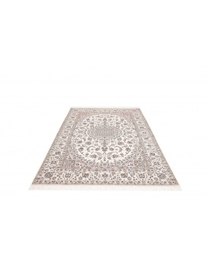 Tappeto Nain 6La Persia bianco grigio 159x244