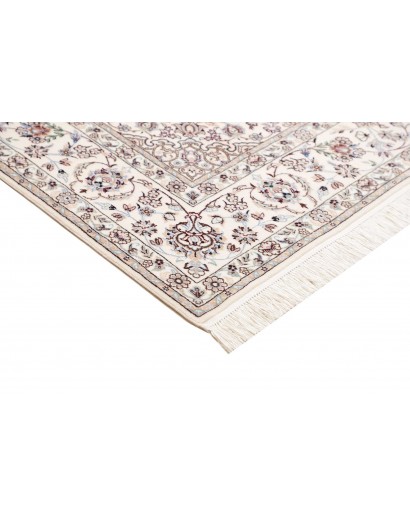 Tappeto Nain 6La Persia bianco grigio 159x244