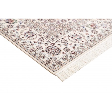 Tappeto Nain 6La Persia bianco grigio 159x244