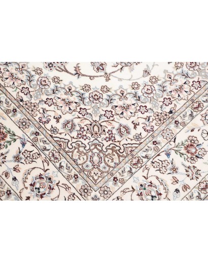 Tappeto Nain 6La Persia bianco grigio 159x244
