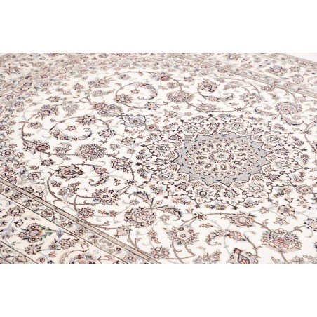 Tappeto Nain 6La Persia bianco grigio 159x244