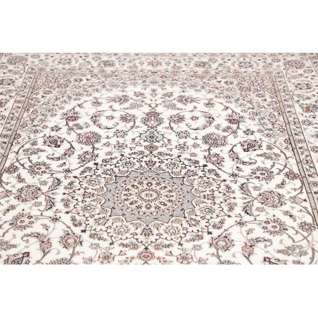Tappeto Nain 6La Persia bianco grigio 159x244
