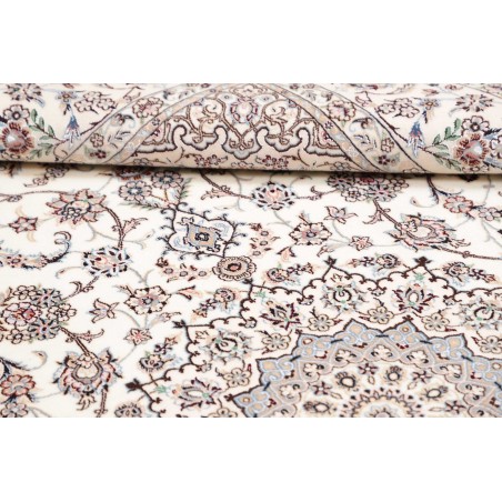 Tappeto Nain 6La Persia bianco grigio 159x244