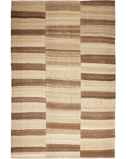 Tappeto Kilim Vintage Persia marrone verde 200x300