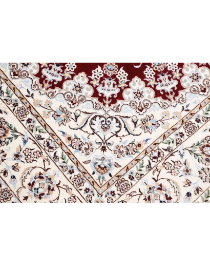 Tappeto Nain 6La Persia bianco grigio 163x245
